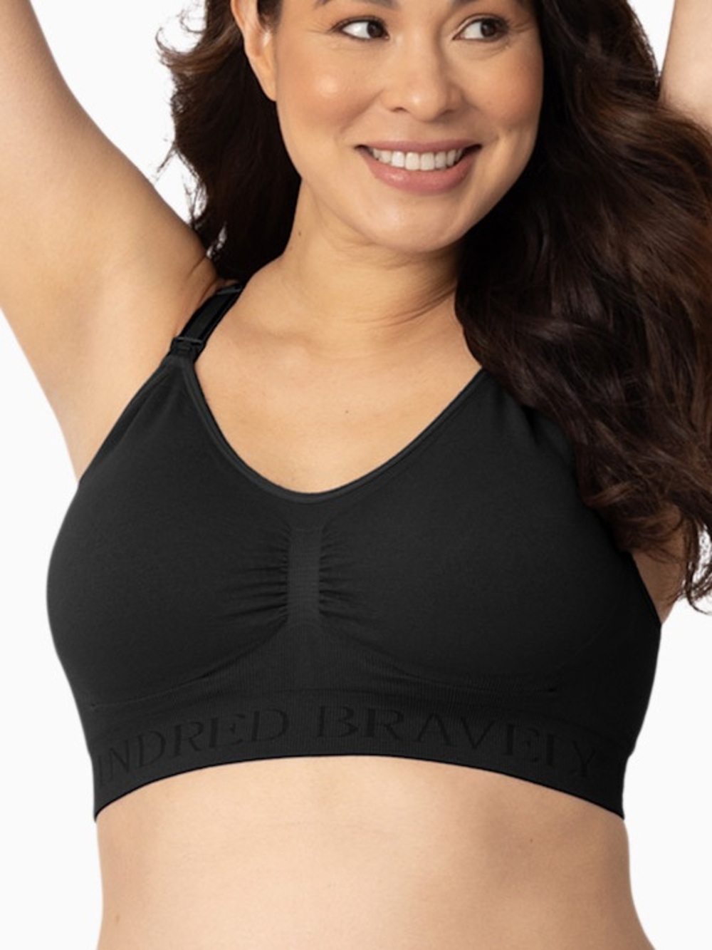 Kindred bravely Simply Sublime Seamless Nursing Bra in black size medium